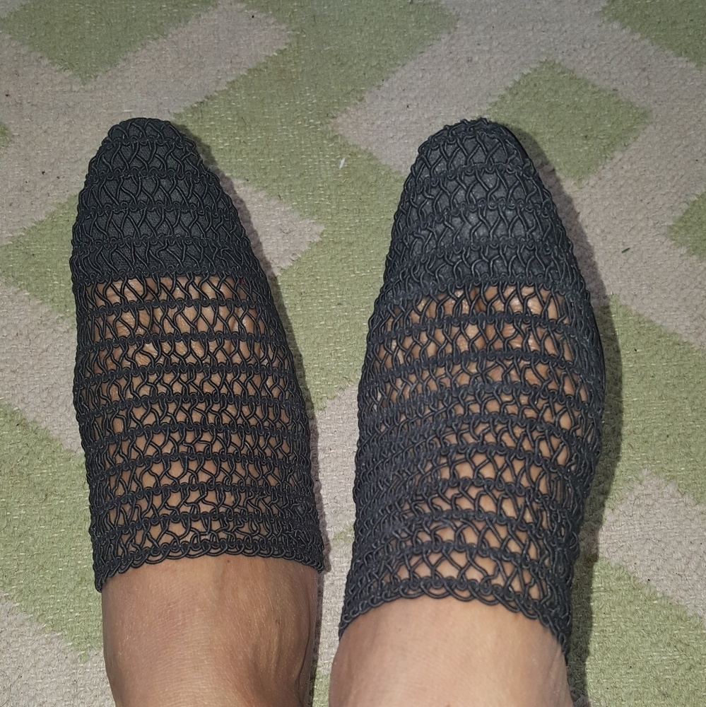 Vintage Black Mules